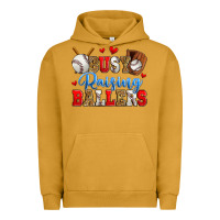 Busy Raising Ballers Baseball Urban Hoodie | Teevron