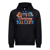 Black busy raising ballers american football Urban Hoodie - Zillion Design Studio