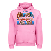Fuchsia Pink busy raising ballers american football Urban Hoodie - Zillion Design Studio
