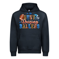 Navy busy raising ballers american football Urban Hoodie - Zillion Design Studio