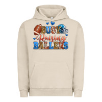 Pigment French Oak busy raising ballers american football Urban Hoodie - Zillion Design Studio