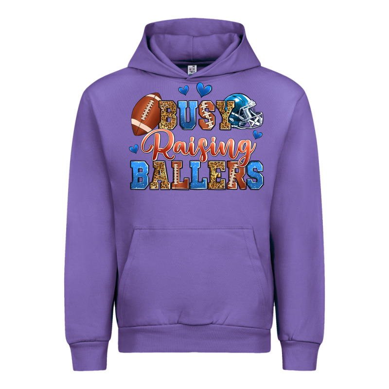 Busy Raising Ballers American Football Urban Hoodie by Zillion Design Studio | Teevron