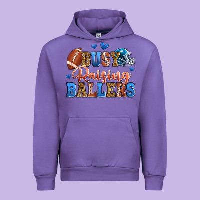 Busy Raising Ballers American Football Urban Hoodie Designed By Zillion Design Studio