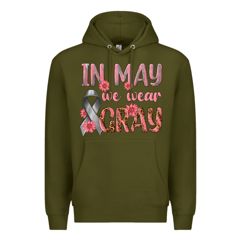 In May We Wear Gray Premium Hoodie by texasbilliewilder | Teevron