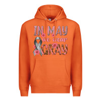 Carrot In May We Wear Gray Premium Hoodie - texasbilliewilder