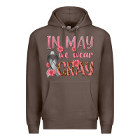 Coffee In May We Wear Gray Premium Hoodie - texasbilliewilder
