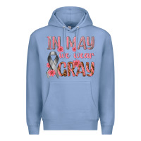 Colony Blue In May We Wear Gray Premium Hoodie - texasbilliewilder