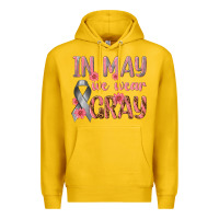 Lemon In May We Wear Gray Premium Hoodie - texasbilliewilder