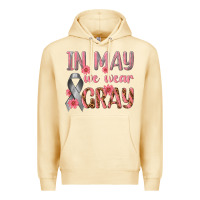 Pina Colada In May We Wear Gray Premium Hoodie - texasbilliewilder