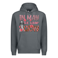 Rock In May We Wear Gray Premium Hoodie - texasbilliewilder