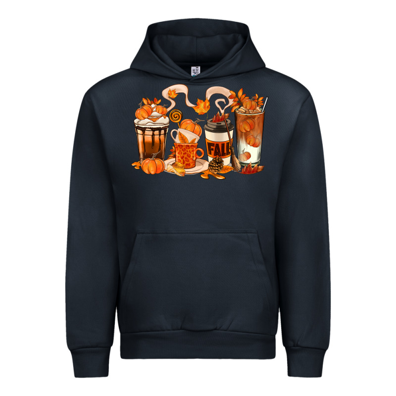 Fall Coffee Cups Urban Hoodie by texasbilliewilder | Teevron