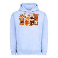 Pigment Grape Ice Fall Coffee Cups Urban Hoodie - texasbilliewilder