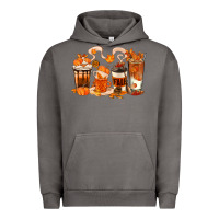 Pigment Tornado Fall Coffee Cups Urban Hoodie - texasbilliewilder