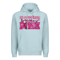 Blue Mist In October We Wear Pink Premium Hoodie - texasbilliewilder