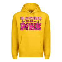 Lemon In October We Wear Pink Premium Hoodie - texasbilliewilder