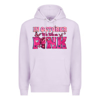 Lilac In October We Wear Pink Premium Hoodie - texasbilliewilder