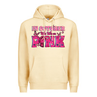 Pina Colada In October We Wear Pink Premium Hoodie - texasbilliewilder