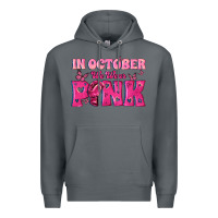 Rock In October We Wear Pink Premium Hoodie - texasbilliewilder