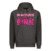 Smoke In October We Wear Pink Premium Hoodie - texasbilliewilder