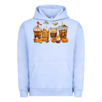 Pigment Grape Ice Fall Coffee Cups Urban Hoodie - texasbilliewilder