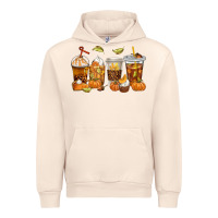 Sandshell Fall Coffee Cups Urban Hoodie - texasbilliewilder