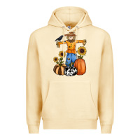 Pina Colada pumpkin sunflower fall scarecrow Premium Hoodie - RanaPortraitStore