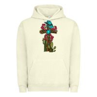 Pigment Pistachio cross gemstone cactus roses cowboy hat Urban Hoodie - RanaPortraitStore