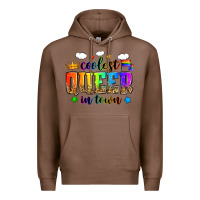 Chestnut coolest queer in town Premium Hoodie - Zillion Design Studio