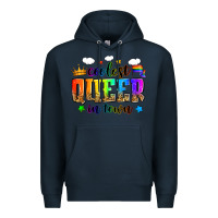 Navy coolest queer in town Premium Hoodie - Zillion Design Studio
