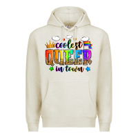 Coolest Queer In Town Premium Hoodie | Teevron