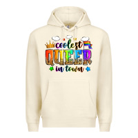 Sandshell coolest queer in town Premium Hoodie - Zillion Design Studio