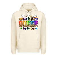 Tofu coolest queer in town Premium Hoodie - Zillion Design Studio