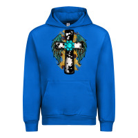 Cobalt cross gemstone wings Urban Hoodie - RanaPortraitStore