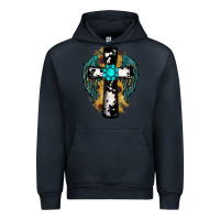 Navy cross gemstone wings Urban Hoodie - RanaPortraitStore