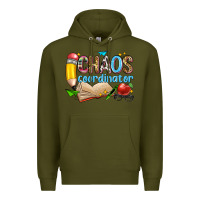 Army Green chaos coordinator Premium Hoodie - Zillion Design Studio