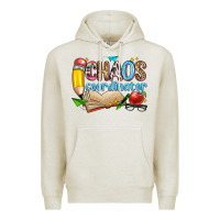 Oatmeal Heather chaos coordinator Premium Hoodie - Zillion Design Studio