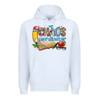 White chaos coordinator Premium Hoodie - Zillion Design Studio