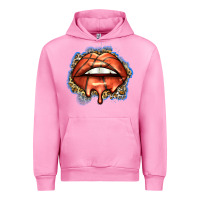 Fuchsia Pink basketball lips Urban Hoodie - Zillion Design Studio