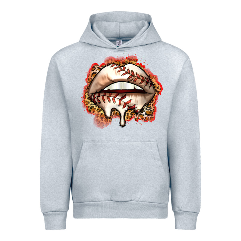 Baseball Lips Urban Hoodie by Zillion Design Studio | Teevron