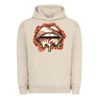 Pigment French Oak baseball lips Urban Hoodie - Zillion Design Studio