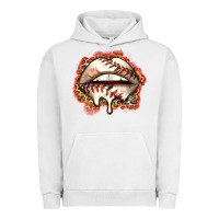 Pigment Lunar Rock baseball lips Urban Hoodie - Zillion Design Studio