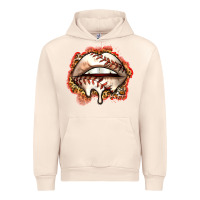 Sandshell baseball lips Urban Hoodie - Zillion Design Studio