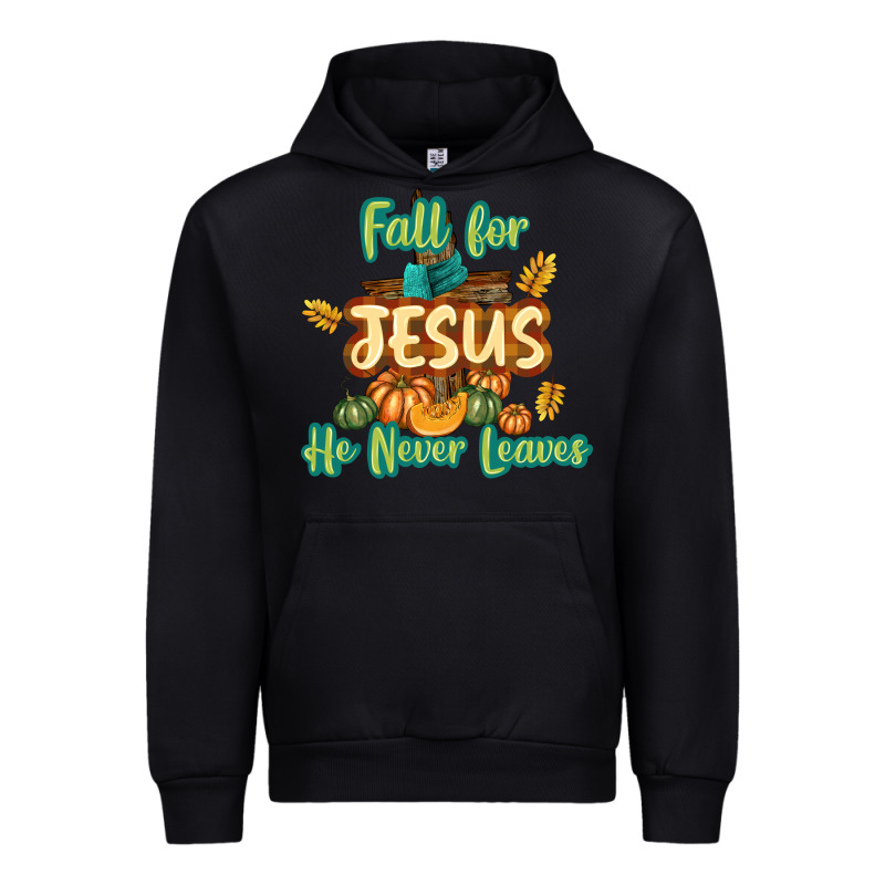 Fall For Jesus He Never Leaves Urban Hoodie by texasbilliewilder | Teevron