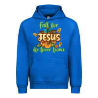 Cobalt Fall for Jesus He Never Leaves Urban Hoodie - texasbilliewilder