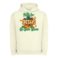 Pigment Pistachio Fall for Jesus He Never Leaves Urban Hoodie - texasbilliewilder
