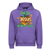 Tulip Fall for Jesus He Never Leaves Urban Hoodie - texasbilliewilder