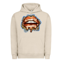 Pigment French Oak american football lips Urban Hoodie - Zillion Design Studio