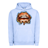 American Football Lips Urban Hoodie | Teevron