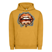 Pigment Peanut Butter american football lips Urban Hoodie - Zillion Design Studio