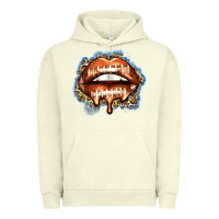 Pigment Pistachio american football lips Urban Hoodie - Zillion Design Studio